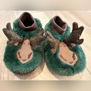 LL Bean Toddler Moose Slippers